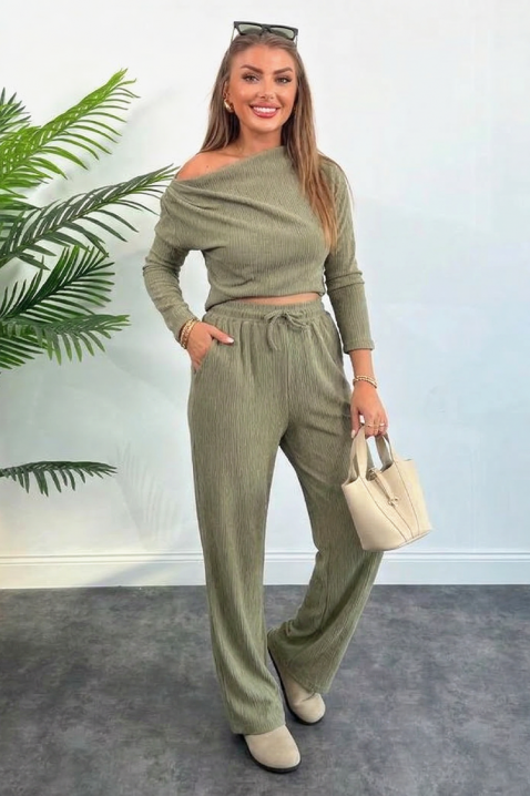 Σύνολο BORISA OLIVE, Χρώμα: πράσινο της ελιάς, IVET.EU - Εκπτώσεις έως -80%