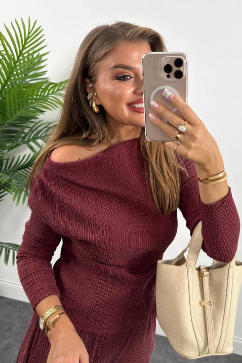 Σύνολο BORISA BORDO, Χρώμα: μπορντό, IVET.EU - Εκπτώσεις έως -80%