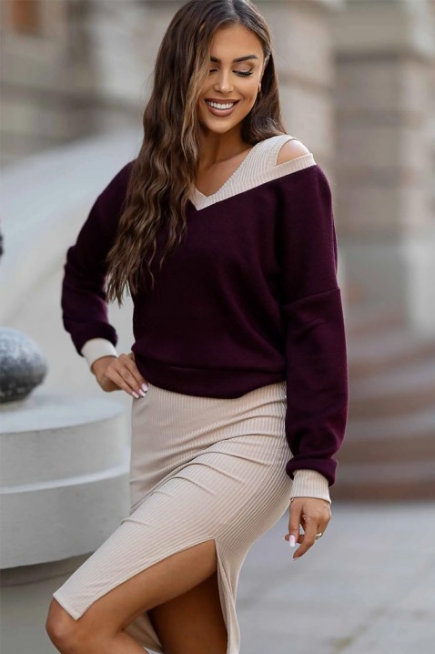 Σύνολο NORFELXA BORDO, Χρώμα: μπορντό, IVET.EU - Εκπτώσεις έως -80%