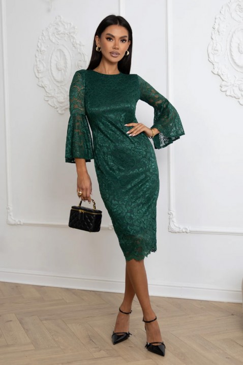 Φόρεμα NIOXEZA GREEN, Χρώμα: πράσινο, IVET.EU - Εκπτώσεις έως -80%