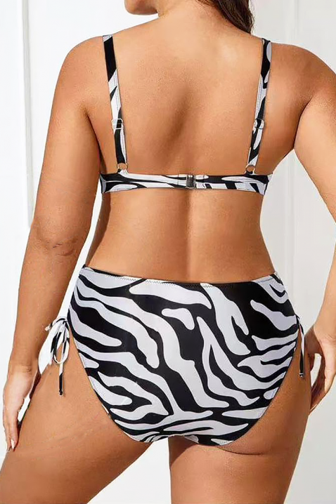 Μαγιό ZEBROLZA, Χρώμα: μαύρο και άσπρο, IVET.EU - Εκπτώσεις έως -80%