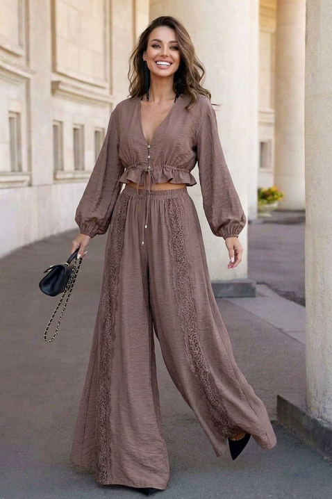 Σύνολο CARAMELA, Χρώμα: καφέ, IVET.EU - Εκπτώσεις έως -80%