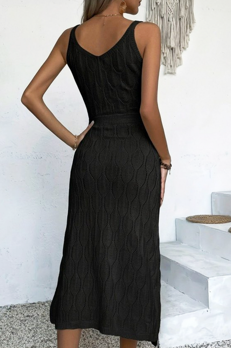 Φόρεμα παραλίας LELONDINA BLACK, Χρώμα: μαύρο, IVET.EU - Εκπτώσεις έως -80%