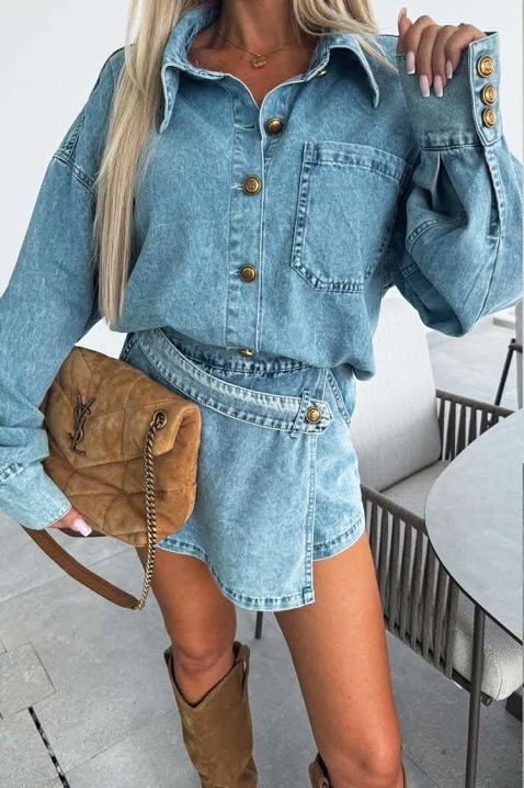 Σύνολο MELISINA, Χρώμα: Γαλάζιο, IVET.EU - Εκπτώσεις έως -80%