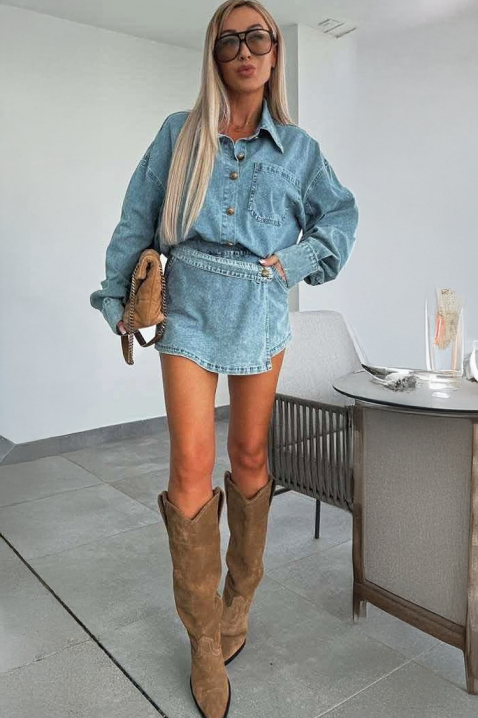 Σύνολο MELISINA, Χρώμα: Γαλάζιο, IVET.EU - Εκπτώσεις έως -80%