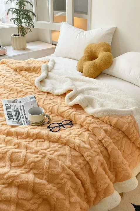 Κάλυμμα κρεβατιού ERTIOLJA YELLOW 200x220 cm, Χρώμα: κίτρινο, IVET.EU - Εκπτώσεις έως -80%