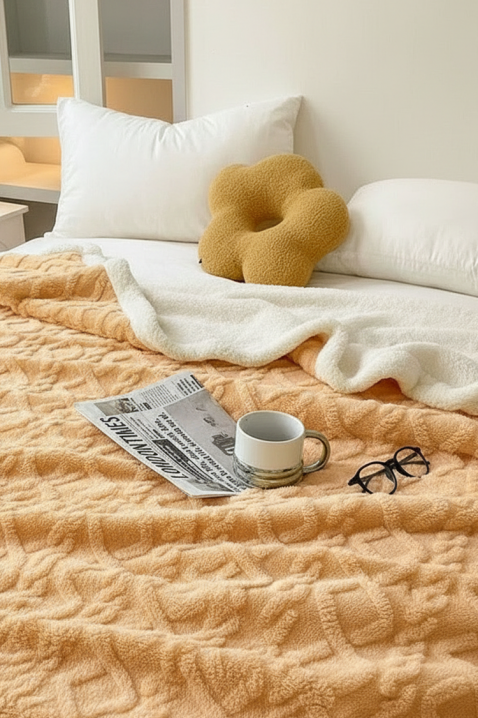 Κάλυμμα κρεβατιού ERTIOLJA YELLOW 200x220 cm, Χρώμα: κίτρινο, IVET.EU - Εκπτώσεις έως -80%