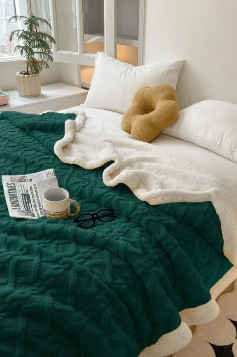 Κάλυμμα κρεβατιού ERTIOLJA GREEN 200х220 cm, Χρώμα: πράσινο, IVET.EU - Εκπτώσεις έως -80%