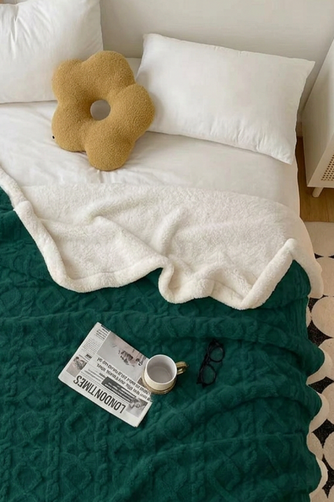 Κάλυμμα κρεβατιού ERTIOLJA GREEN 200х220 cm, Χρώμα: πράσινο, IVET.EU - Εκπτώσεις έως -80%