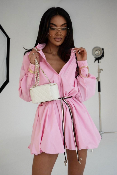 Φόρεμα ROZELFINA PINK, Χρώμα: ροζ, IVET.EU - Εκπτώσεις έως -80%