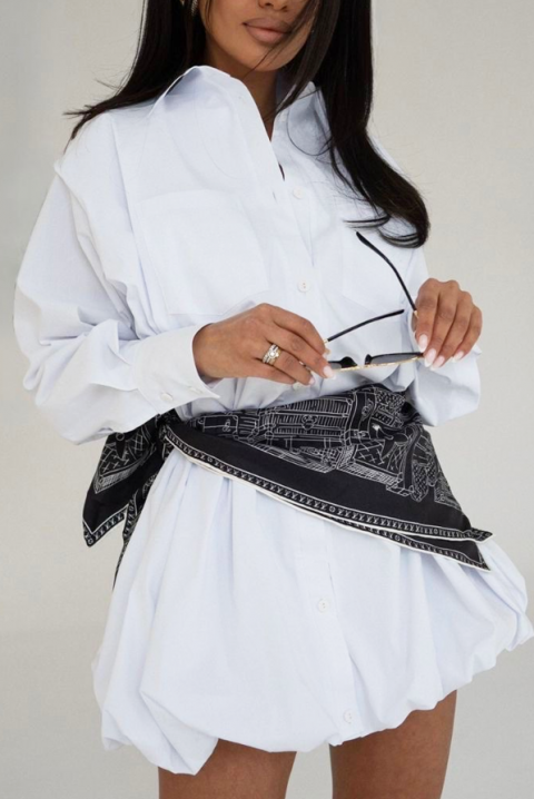 Φόρεμα ROZELFINA WHITE, Χρώμα: μπλε, IVET.EU - Εκπτώσεις έως -80%