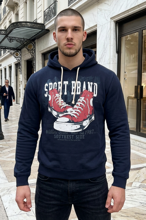 Ανδρικό φούτερ ABONSO, Χρώμα: σκούρο μπλε, IVET.EU - Εκπτώσεις έως -80%