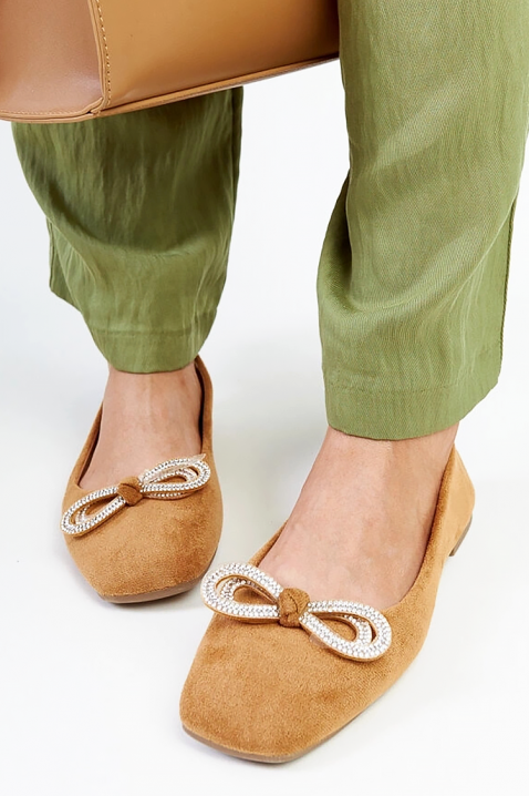 Γυναικεία παπούτσια ALEKSITA, Χρώμα: ανοιχτό καφέ, IVET.EU - Εκπτώσεις έως -80%