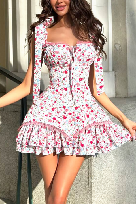 Φόρεμα LORVELZA WHITE, Χρώμα: άσπρο, IVET.EU - Εκπτώσεις έως -80%