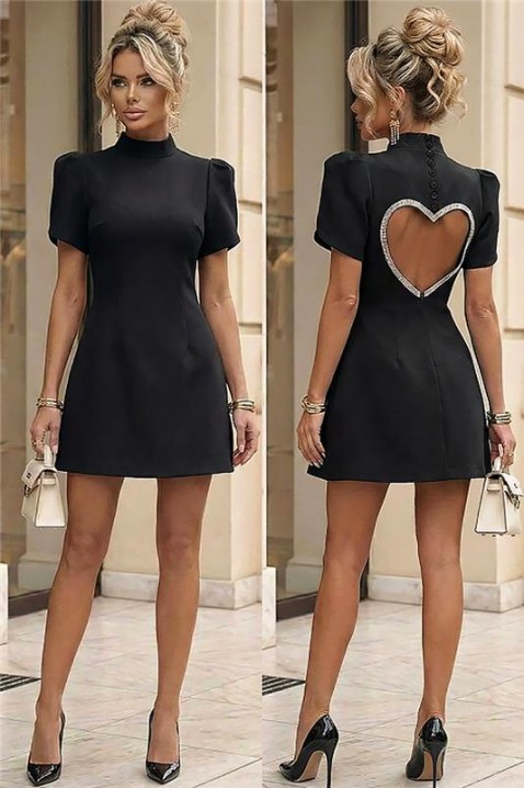 Φόρεμα GRESIONA BLACK, Χρώμα: μαύρο, IVET.EU - Εκπτώσεις έως -80%