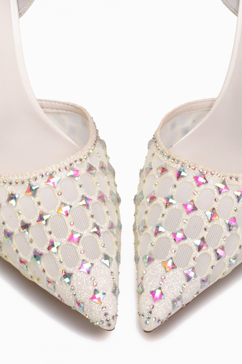 Γυναικεία παπούτσια NOGLILZA WHITE, Χρώμα: άσπρο, IVET.EU - Εκπτώσεις έως -80%