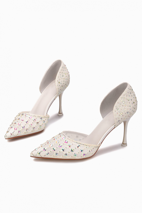 Γυναικεία παπούτσια NOGLILZA WHITE, Χρώμα: άσπρο, IVET.EU - Εκπτώσεις έως -80%