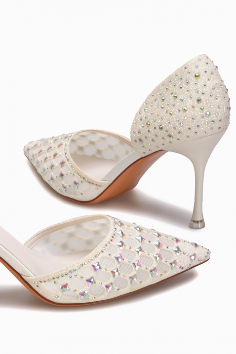 Γυναικεία παπούτσια NOGLILZA WHITE, Χρώμα: άσπρο, IVET.EU - Εκπτώσεις έως -80%