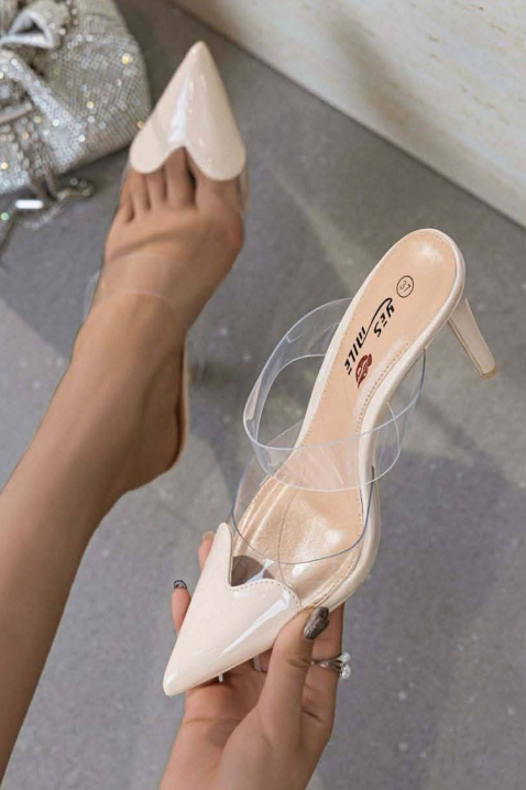 Γυναικεία παπούτσια VLORZELA PUDRA, Χρώμα: πούδρα, IVET.EU - Εκπτώσεις έως -80%