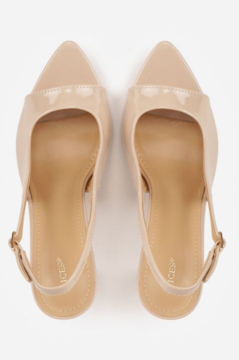 Γυναικεία παπούτσια ZABROLDA BEIGE, Χρώμα: μπεζ, IVET.EU - Εκπτώσεις έως -80%