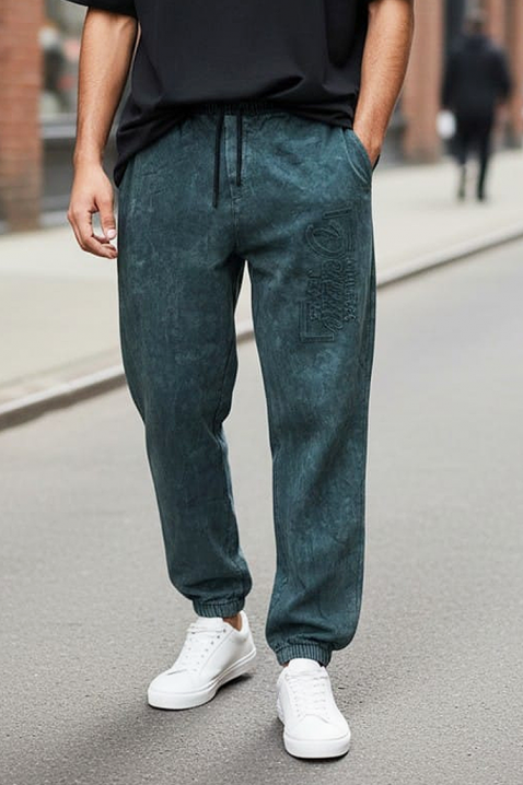 Ανδρικό παντελόνι RENZOLO GREEN, Χρώμα: πράσινο, IVET.EU - Εκπτώσεις έως -80%