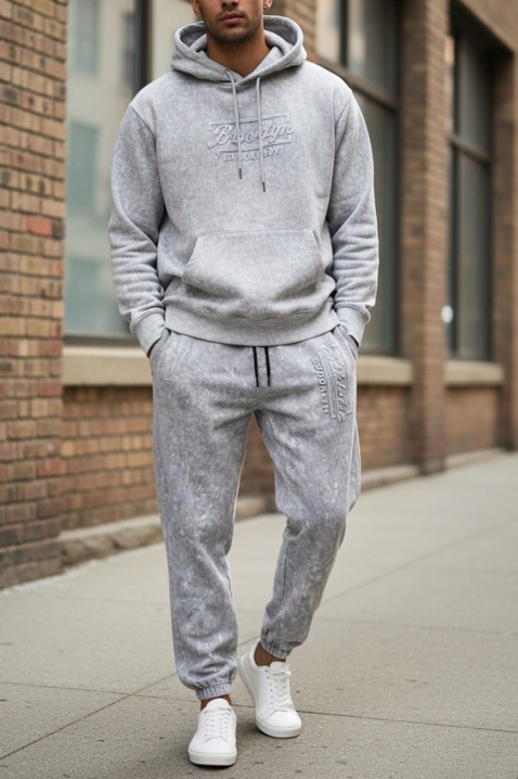 Ανδρικό παντελόνι RENZOLO GREY, Χρώμα: γκρι, IVET.EU - Εκπτώσεις έως -80%