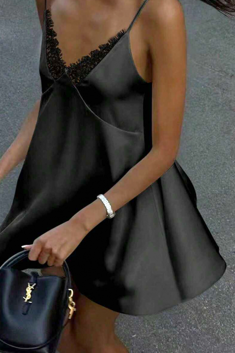 Φόρεμα ARMENITA BLACK, Χρώμα: μαύρο, IVET.EU - Εκπτώσεις έως -80%