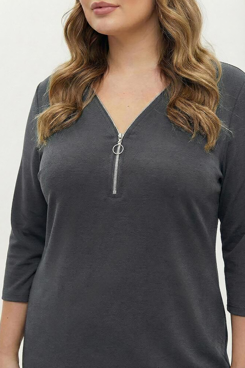 Φόρεμα KATELISTA GRAY, Χρώμα: γκρι, IVET.EU - Εκπτώσεις έως -80%