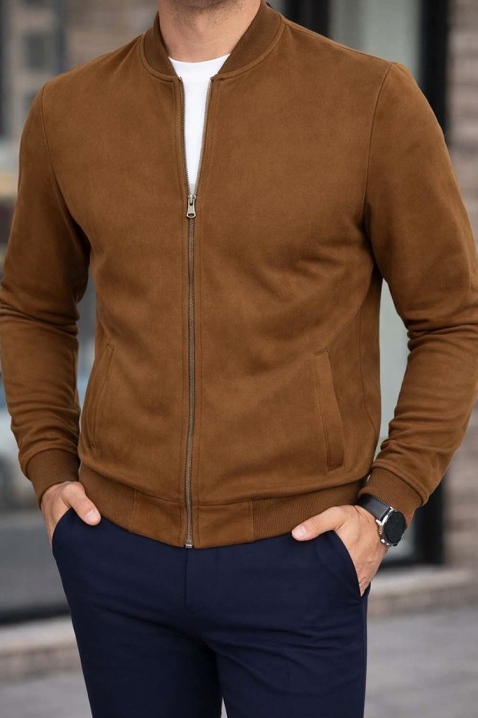 Ανδρικό μπουφάν VALERIO BROWN, Χρώμα: καφέ, IVET.EU - Εκπτώσεις έως -80%