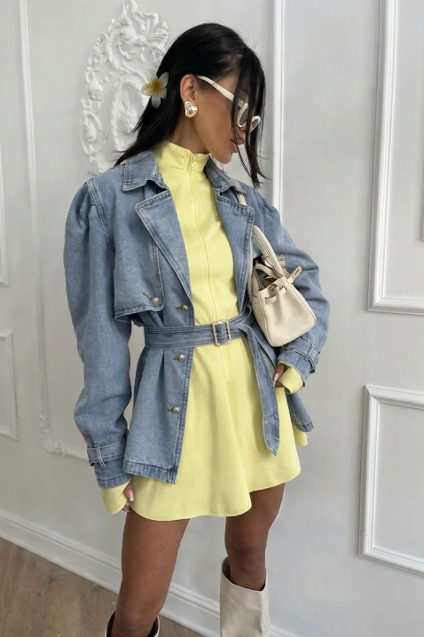 Καμπαρντίνα ADRELINDA, Χρώμα: μπλε, IVET.EU - Εκπτώσεις έως -80%