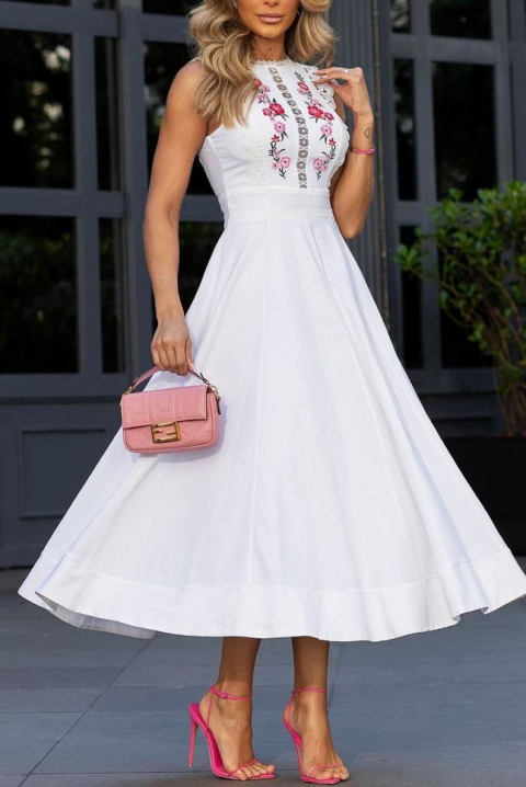 Φόρεμα PAMESITA, Χρώμα: άσπρο, IVET.EU - Εκπτώσεις έως -80%