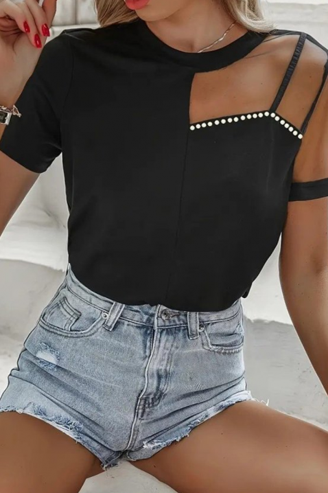 Τοπ MALETISA, Χρώμα: μαύρο, IVET.EU - Εκπτώσεις έως -80%