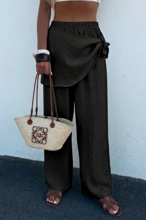 Παντελόνι DELICIA BLACK, Χρώμα: μαύρο, IVET.EU - Εκπτώσεις έως -80%