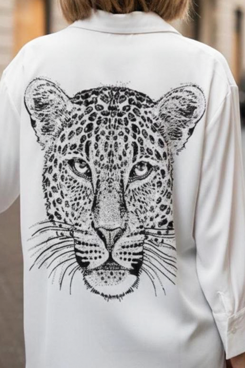 Γυναικείο πουκάμισο TRILENDA, Χρώμα: άσπρο, IVET.EU - Εκπτώσεις έως -80%