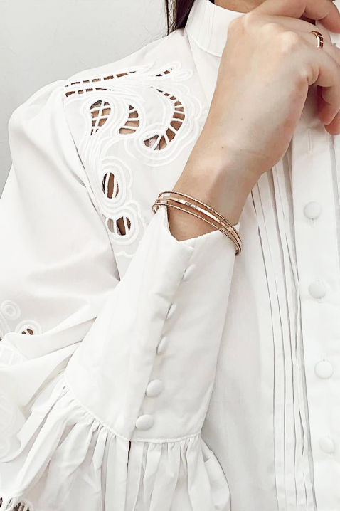 Γυναικείο πουκάμισο RILONZEZNA, Χρώμα: άσπρο, IVET.EU - Εκπτώσεις έως -80%