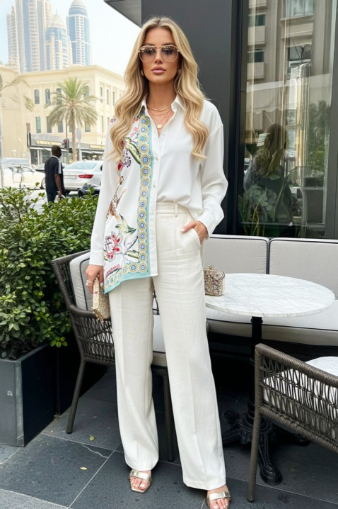 Γυναικείο πουκάμισο LUMIZARA, Χρώμα: άσπρο, IVET.EU - Εκπτώσεις έως -80%