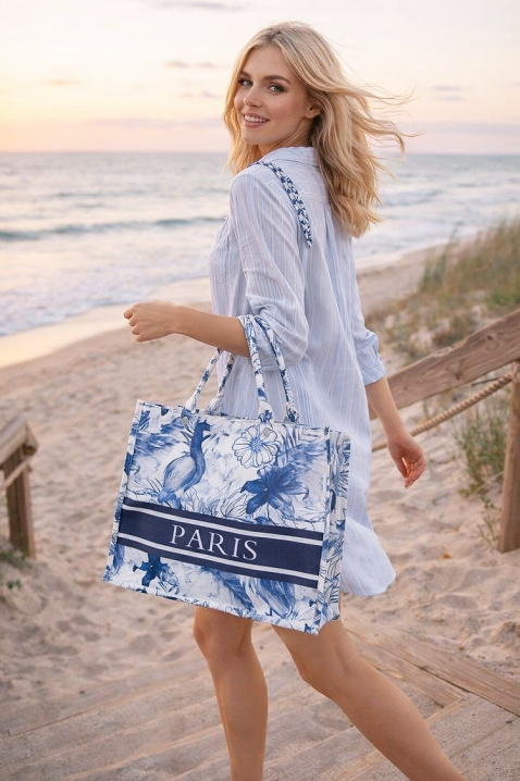 Τσάντα παραλίας LUXERIA BLUE, Χρώμα: μπλε, IVET.EU - Εκπτώσεις έως -80%