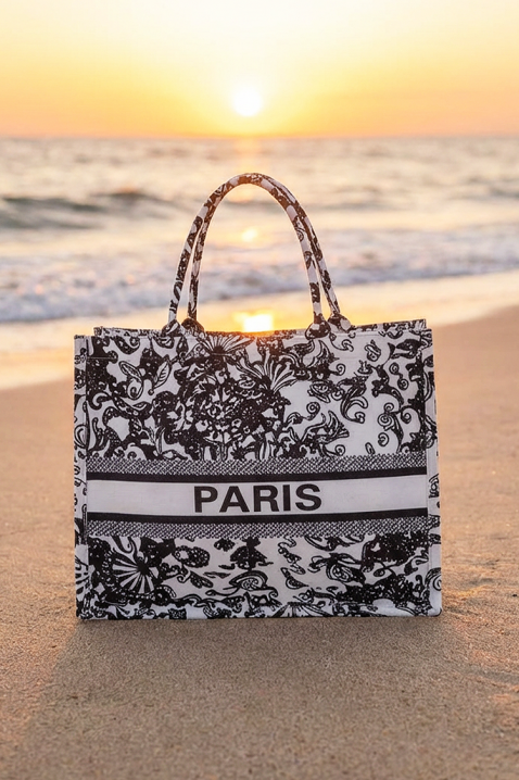 Τσάντα παραλίας LUXERIA BLACK, Χρώμα: μαύρο, IVET.EU - Εκπτώσεις έως -80%