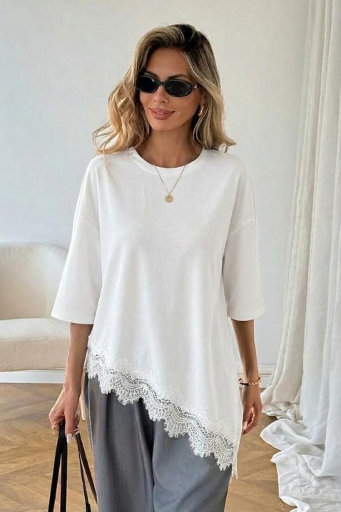 Τοπ VIRZENA WHITE, Χρώμα: άσπρο, IVET.EU - Εκπτώσεις έως -80%