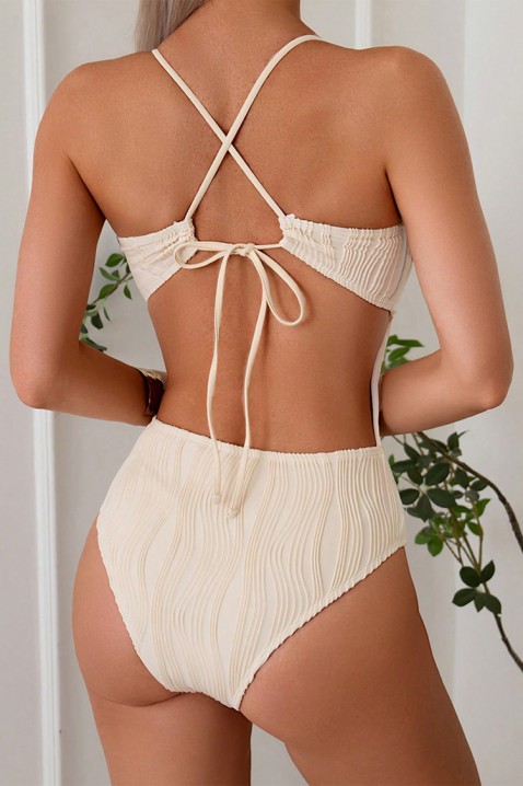 Ολόσωμο μαγιό TRIONEJA, Χρώμα: μπεζ, IVET.EU - Εκπτώσεις έως -80%