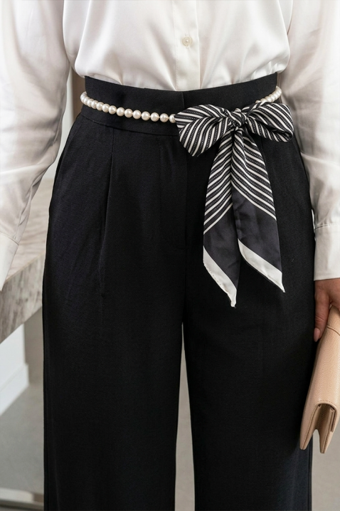 Παντελόνι TAREKA, Χρώμα: μαύρο, IVET.EU - Εκπτώσεις έως -80%