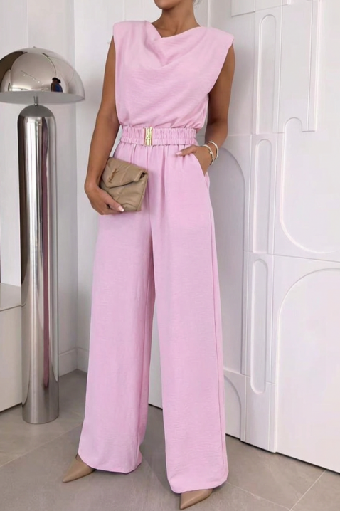 Ολόσωμη φόρμα BROLDINZA PINK, Χρώμα: ροζ,πούδρα, IVET.EU - Εκπτώσεις έως -80%