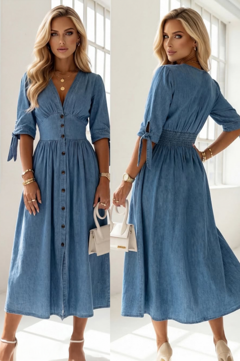 Φόρεμα TEODELZA, Χρώμα: μπλε, IVET.EU - Εκπτώσεις έως -80%