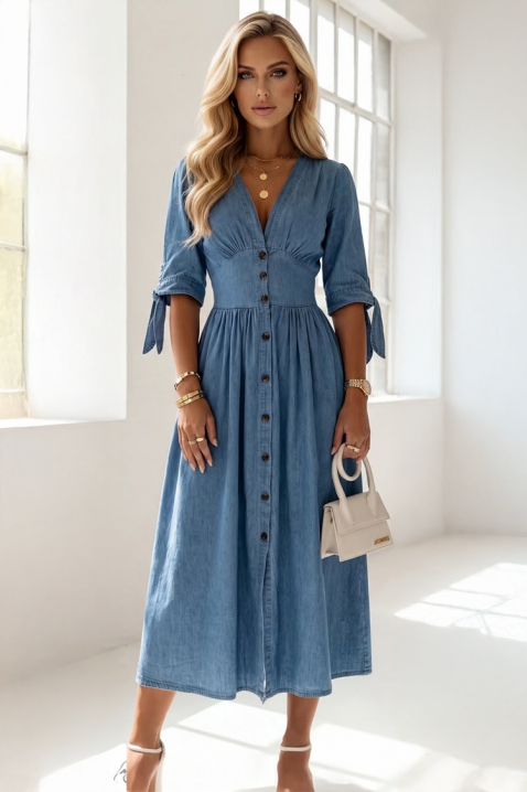 Φόρεμα TEODELZA, Χρώμα: μπλε, IVET.EU - Εκπτώσεις έως -80%