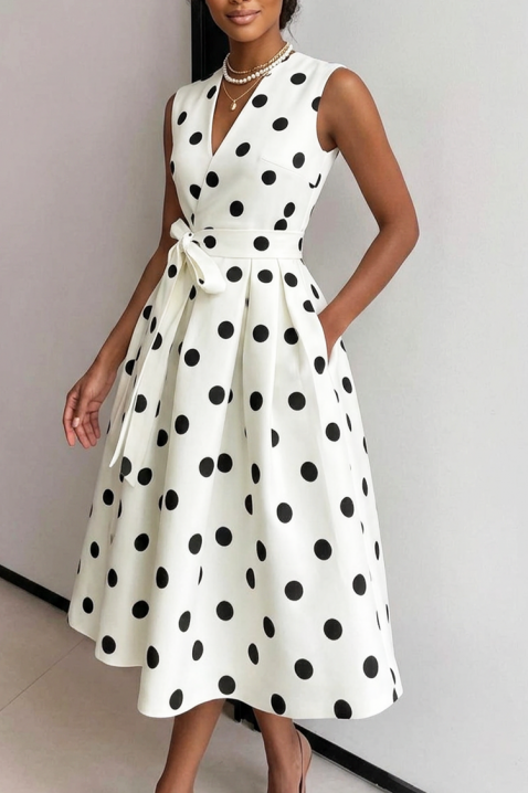 Φόρεμα POLVINZA, Χρώμα: άσπρο, IVET.EU - Εκπτώσεις έως -80%