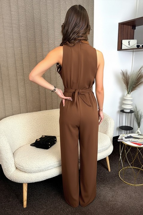 Ολόσωμη φόρμα VELDONZA BROWN, Χρώμα: καφέ, IVET.EU - Εκπτώσεις έως -80%