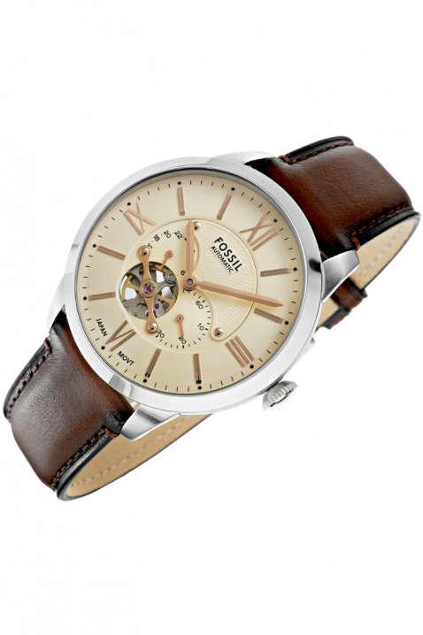 Ανδρικό ρολόι Fossil Townsman Automatic ME3266, Χρώμα: καφέ, IVET.EU - Εκπτώσεις έως -80%