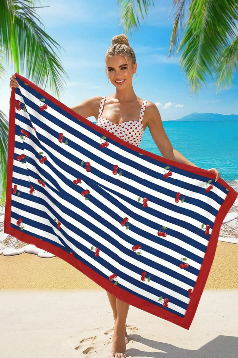 Πετσέτα παραλίας CHERILDA, Χρώμα: σκούρο μπλε, IVET.EU - Εκπτώσεις έως -80%