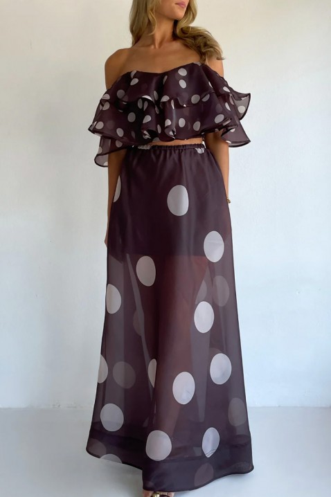 Σύνολο DLONDELA BROWN, Χρώμα: καφέ, IVET.EU - Εκπτώσεις έως -80%