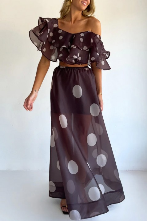 Σύνολο DLONDELA BROWN, Χρώμα: καφέ, IVET.EU - Εκπτώσεις έως -80%